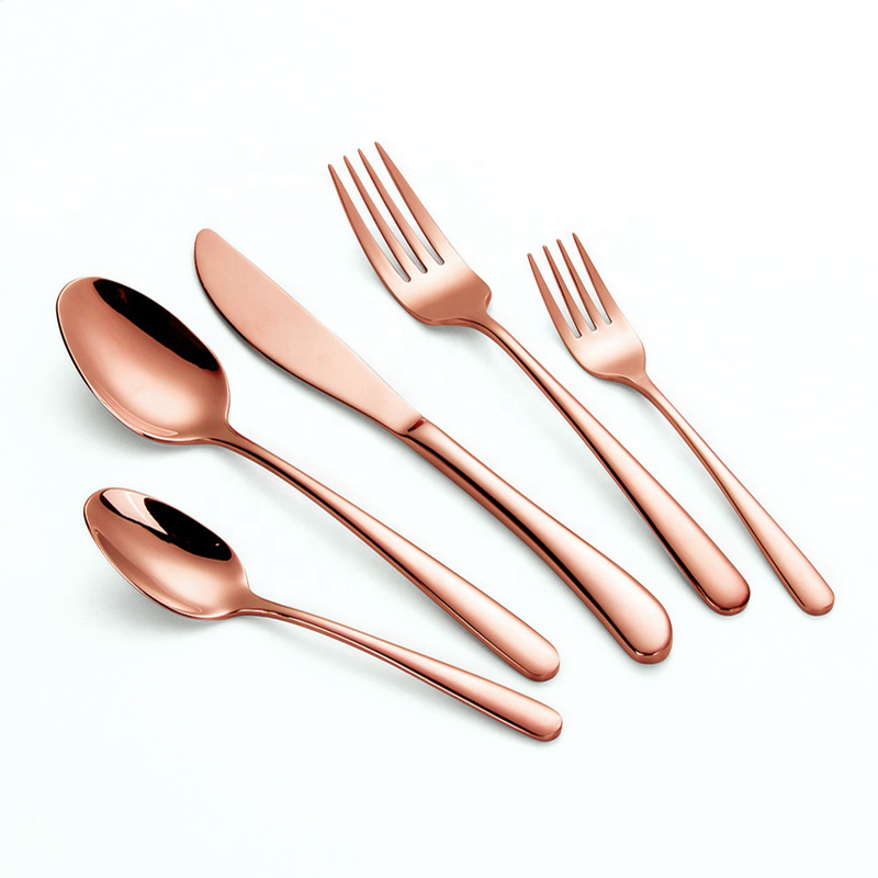 elegantní design inox flatware set in stock nerez ocele red wed cutlery