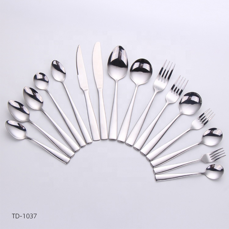 15 Kus Silverware Flatware Sada Cutlery